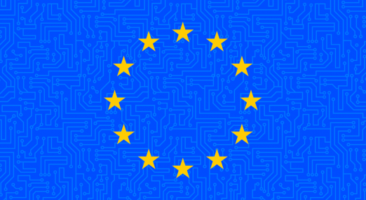 The EU flag.