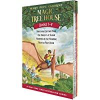 Magic Tree House Boxed Set, Books 1-4: Dinosaurs Before Dark, The Knight at Dawn, Mummies in the Morning, and Pirates…