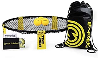 Spikeball Game Set (3 Ball Kit) - Outdoor Indoor Gift for Teens, Family - Yard, Lawn, Beach, Tailgate - Includes Playing...