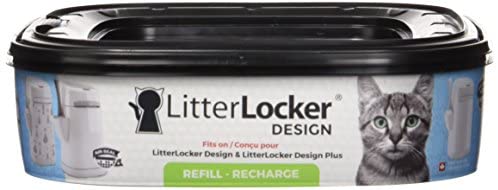 LitterLocker Design & Design Plus Refill - 3 pk, Air Seal Technology - Boutique Aquatique