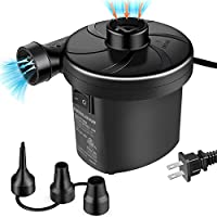 semai Electric Air Pump Portable Quick-Fill Air Pump for Inflatable Couch, Air Mattress, Swimming Ring, Inflatable Pool...