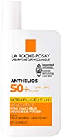 La Roche-Posay Sunscreen Lotion, Anthelios Ultra Fluid Face Sunscreen SPF 50+ Broad Spectrum, Non Greasy, Lightweight,...