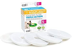 Catit Senses 2.0 Cat Water Fountain Filters, 5 Pack, 43746