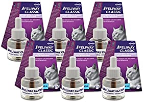 FELIWAY Classic Refill 6-Pack (FELIWAY Refill) - for Use with FELIWAY Diffusers - Reassures Cats & Helps Control...