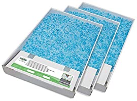 PetSafe ScoopFree Self-Cleaning Cat Litter Box Tray Refills with Premium Blue Non Clumping Crystal Litter, 3-Pack