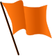 Orange flag waving.svg