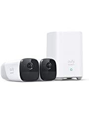 eufy Security, eufyCam 2 Pro Wireless Home Security Camera System, 365-Day Battery Life, HomeKit Compatibility, 2K Resolution, IP67 Weatherproof, Night Vision, 2-Cam Kit, No Monthly Fee