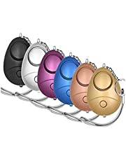 KOSIN Safe Sound Personal Alarm, 6 Pack 140DB Personal Security Alarm Keychain with LED Lights, Emergency Safety Alarm for Women, Men, Children, Elderly