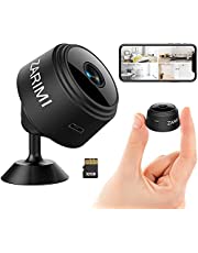 Mini Spy Camera 1080p Hidden Camera With Audio Live Feed Wifi, Portable Night Vision And Motion Detection Wireless Small High-Definition Nanny Cam, Indoor Secret Surveillance Camera For Home or Office