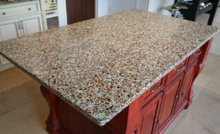 Recycled Glass Countertops