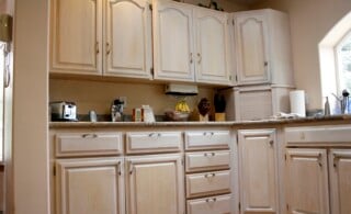 Kitchen cabinets bought and installed for cheap