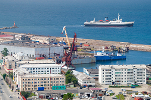 Паромная переправа Холмск-Ванино