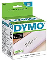 DYMO Authentic LW Mailing Address Labels | DYMO Labels for LabelWriter Label Printers (1-1/8" x 3-1/2"), 2 Rolls of 350...