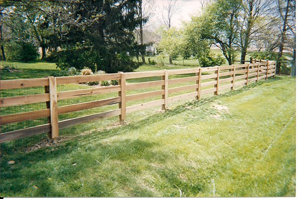 Ranch or Farm Style Fence