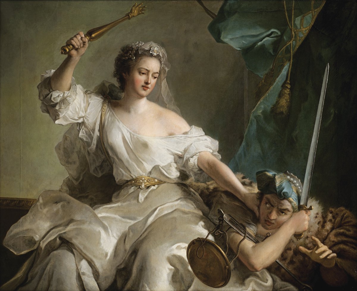 Jean-Marc Nattier: Allegory of Justice Punishing Injustice, 1737