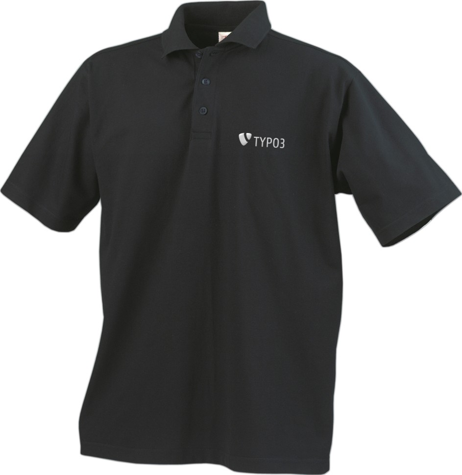 TYPO3 Men's Polo Shirt "inspiring people to share"