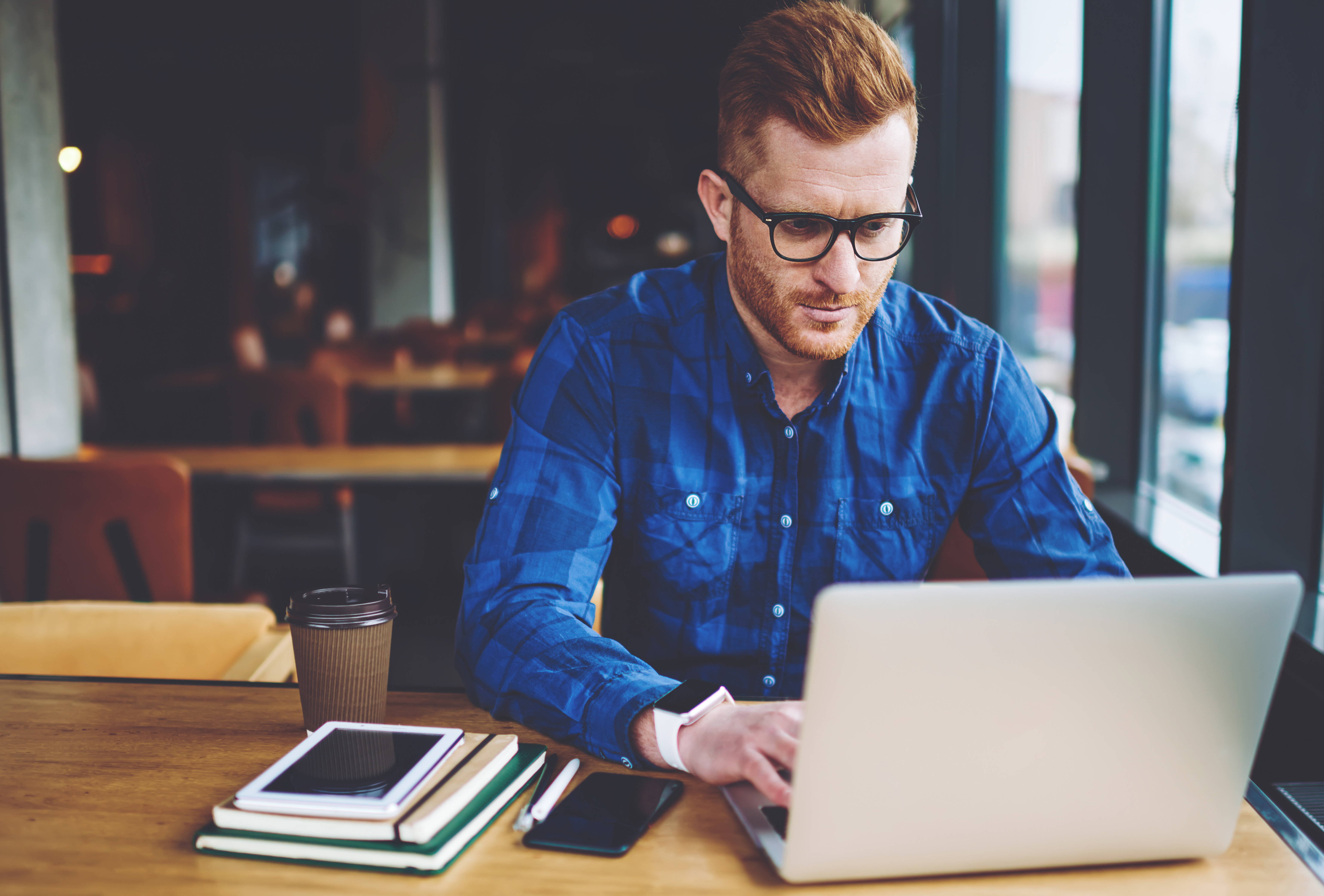 Man on laptop