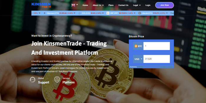 KinsmenTrade - Trading and Investment Platform - Cover Image