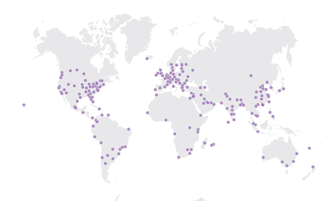 A Growing Global Network Built for Scale