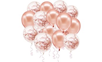 20-Piece Set of Mixed Confetti and Metallic Balloons