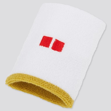 Tennis Wristband (Kn), White, Medium