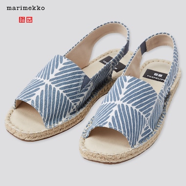 Women Espadrille Sandals (Marimekko), Light Blue, Medium