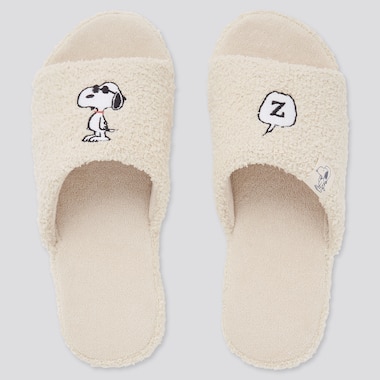 Peanuts Slippers, Off White, Medium