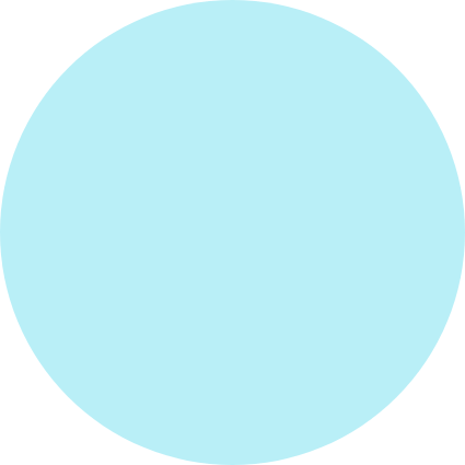 a blue circle