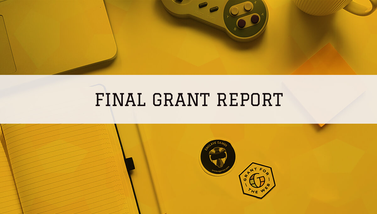 Web Monetized HTML5 Game Development — final Grant report