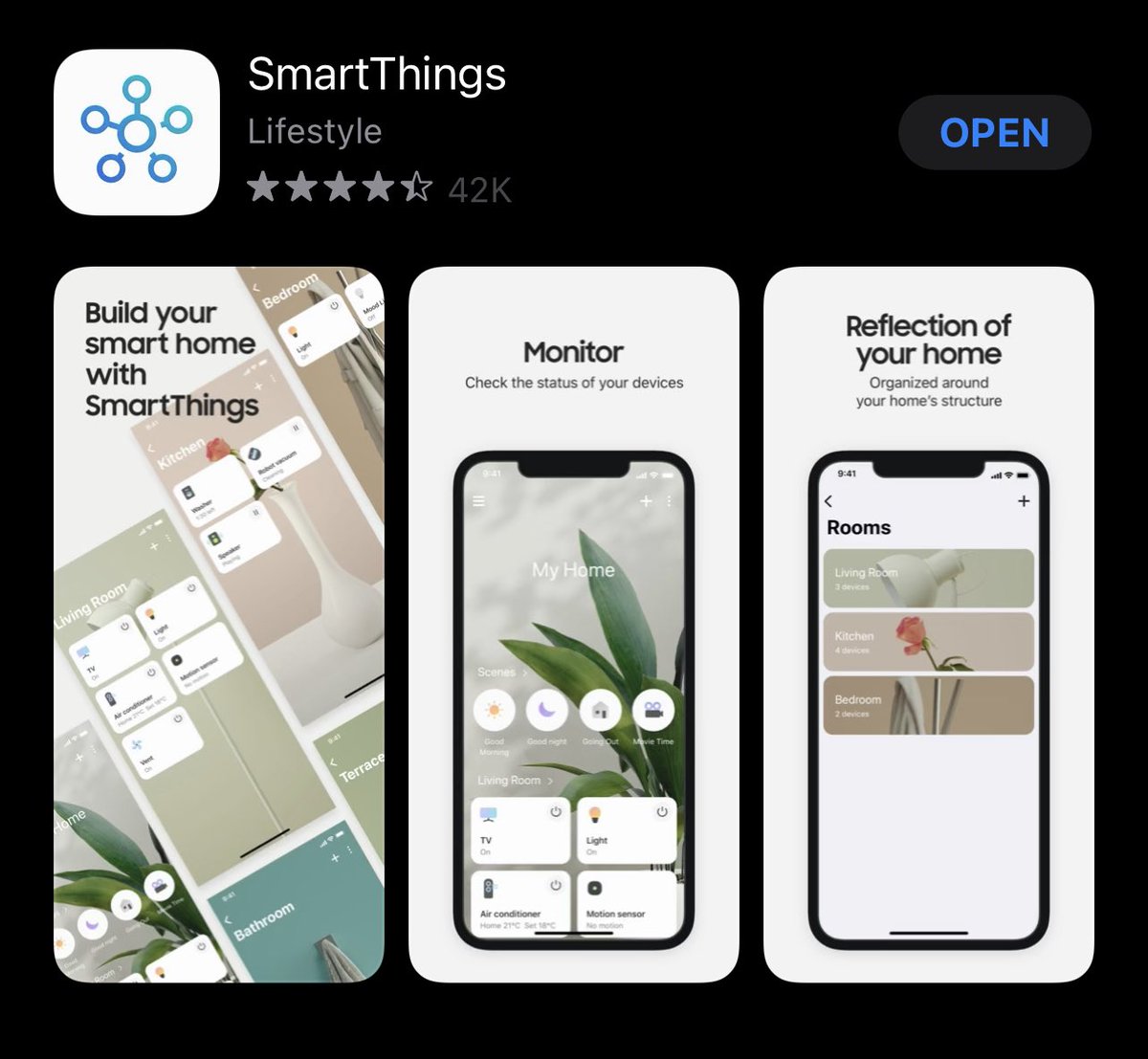 Screenshot of the App Store listing