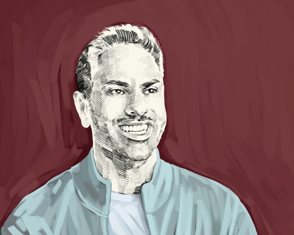 Artist's rendering of Ramit Sethi.