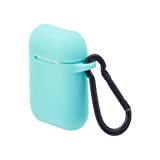 Amazon Basics AirPods Case - Compatible with Apple AirPods 1 & 2, Diamond Blue