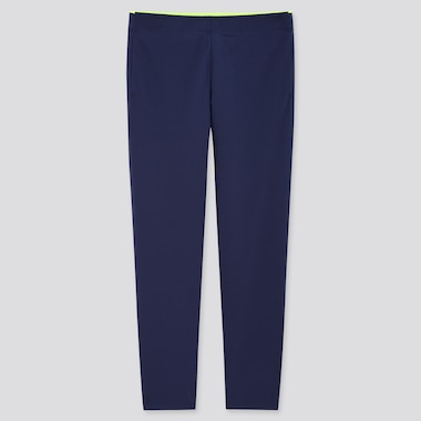 Women Uniqlo+ Ultra Stretch Active Pants, Navy, Medium