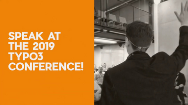 Come speak at TYPO3 Conference 2019