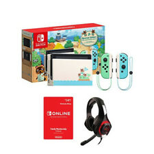 Nintendo Switch New Horizons Edition + Nintendo Online 12 Month + Nyko Headset