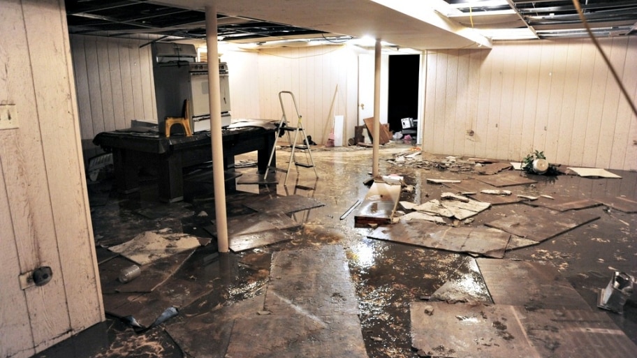 A broken water main caused a woman&#039;s home in Northern Virginia to flood. (Photo courtesy of FEMA)