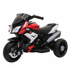 HOMCOM Kids Electric Motorcycle Ride-On Toy 6V Battery Music Horn Lights Red