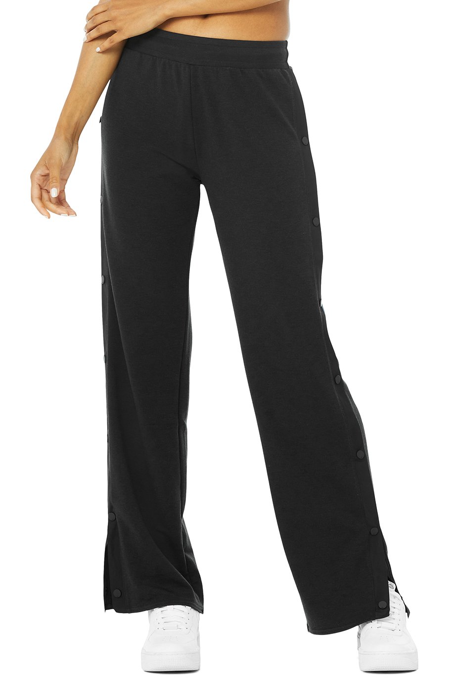 Courtside Tearaway Snap Pant - Black