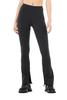 High-Waist 7/8 Zip It Flare Legging - Black