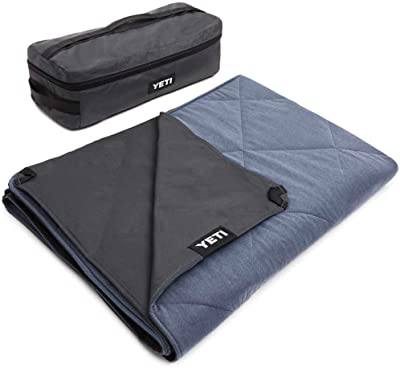 YETI Lowlands Blanket, Multi-Use Blanket with Travel Bag, Smoke Blue