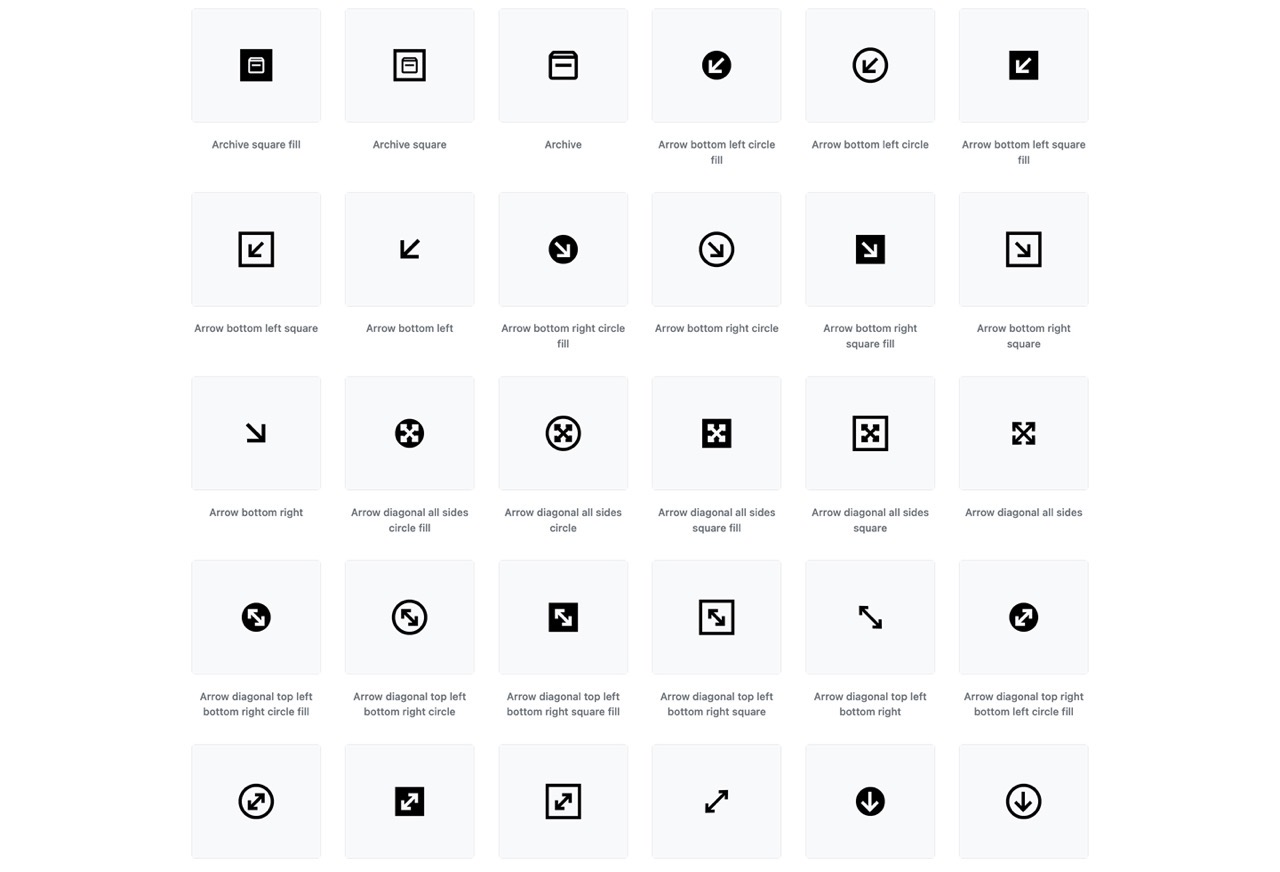 Emblemicons 收錄 1000 多個最常使用免費圖示，多種格式尺寸下載