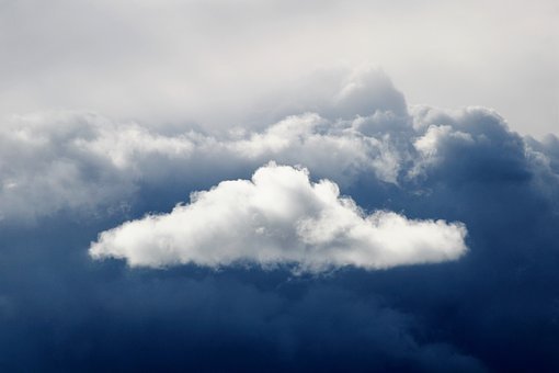 Nubes, Cielo, Viento, Adelante, Tormenta