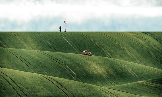 Fantaisie, Collines, Nature, Champs