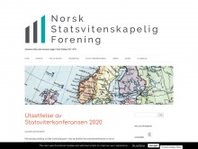 Norsk statsvitenskapelig forening.