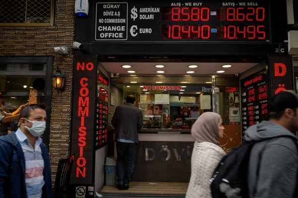 Turkish Lira Reaches Record Low on Erdogan Rate-Cut Demand