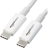 Amazon Basics USB Type-C to USB Type-C 2.0 Charger Cable - 9 Feet (2.7 Meters) - White