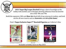 2021 Topps Big League Baseball Collector Hobby Box (Presell)