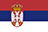 Flag for Serbia