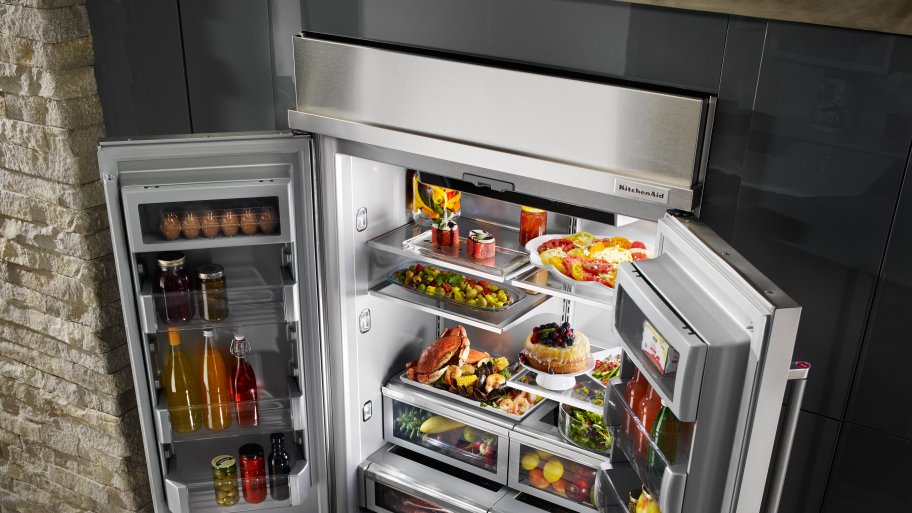 organized Whirlpool refrigerator