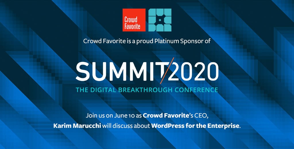 Join Crowd Favorite for WP Engine Summit/2020